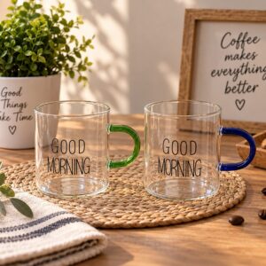 Γυάλινη κούπα Good Morning
