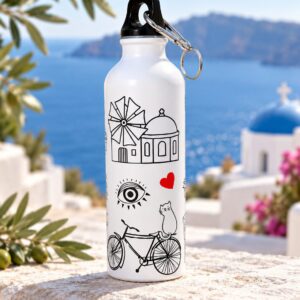 Παγούρι Greece με καραμπίνερ