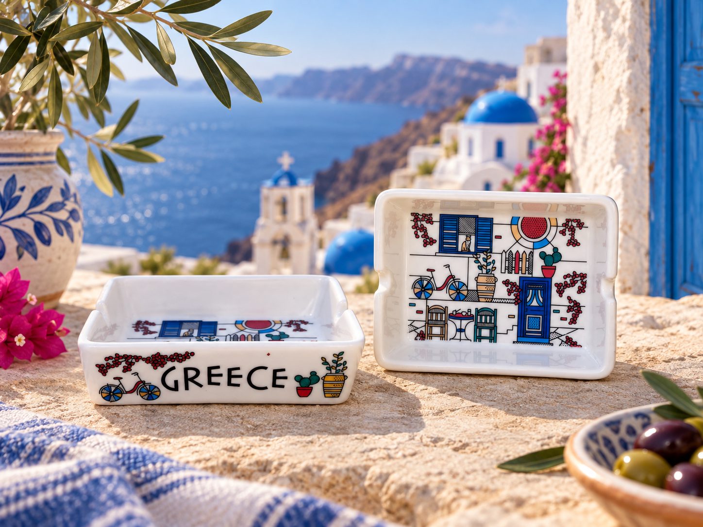Κεραμικό τασάκι Greece Κεραμικό τασάκι Greece